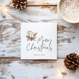 Minimale Kerstmis Feestdagenkaart