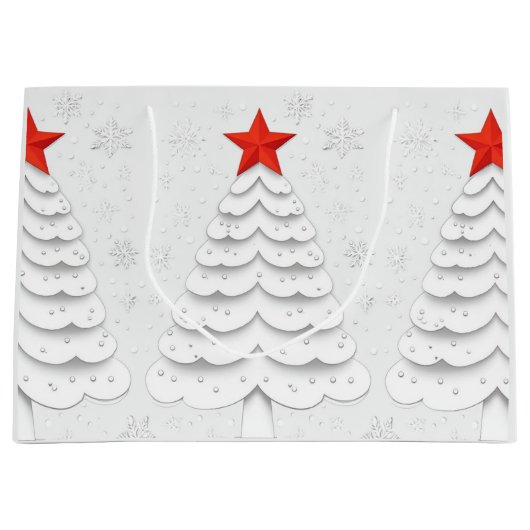 Minimale Kerstmis Groot Cadeauzakje (Voorkant)