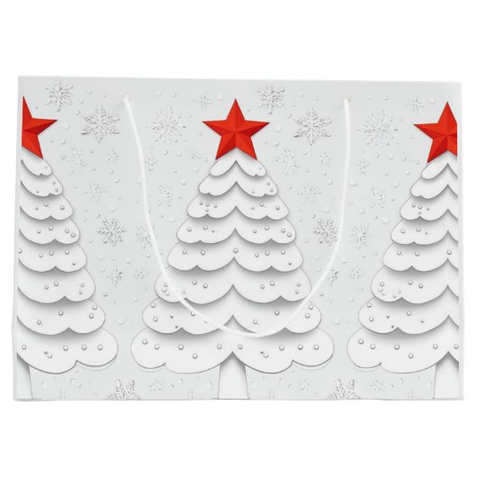 Minimale Kerstmis Groot Cadeauzakje (Achterkant)