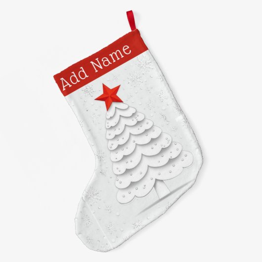 Minimale Kerstmis Grote Kerstsok (Achterkant (Hangend))