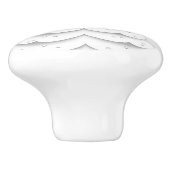 Minimale Kerstmis Keramische Knop (Zijkant)