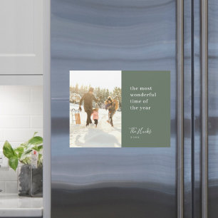 Minimale Kerstmis Moderne, stijlvolle Kaart