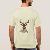 Minimale Kerstmis T-shirt (Achterkant)