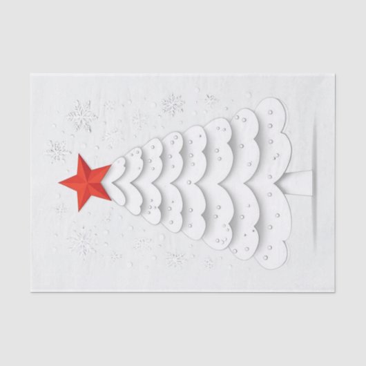 Minimale Kerstmis Tissuepapier (Voorkant)