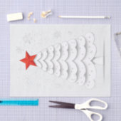 Minimale Kerstmis Tissuepapier (Craft)