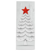 Minimale Kerstmis Wijn Cadeautas (Voorkant)