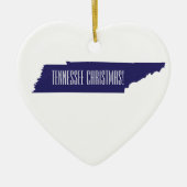 Minimale kerstversiering uit Tennessee Keramisch Ornament (Voorkant)