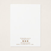 Minimale Ketting Display Kaart (Achterkant)