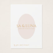 Minimale Ketting juwelen-kaart Visitekaartje (Voorkant)