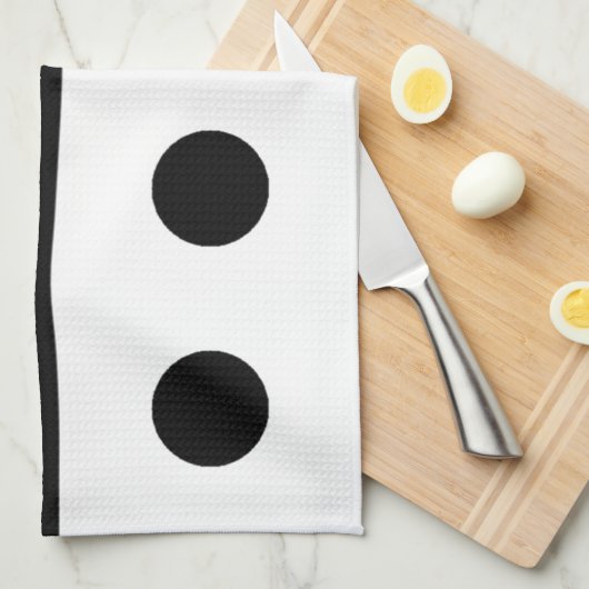 Minimale keukenhanddoek (Quarter Fold)