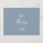 Minimale keuze in het menu Stusty Blue Wedding (Voorkant)