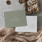 Minimale keuze voor RSVP-Briefkaart in het menu Bl