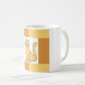 Minimale klap Ik hou van Mok met gemberkattenkoffi (Voorkant rechts)