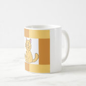 Minimale klap Ik hou van Mok met gemberkattenkoffi (Voorkant rechts)