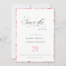 Minimale Klasse Moderne Blush Paisley Typografie