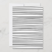 Minimale klasse van '2025' Gold Balloons Afstudere Kaart (Achterkant)