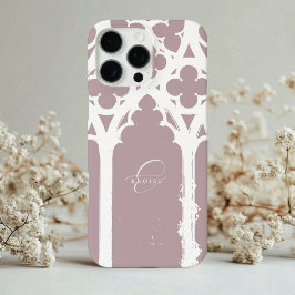Minimale Klassieke Chic Gotische Bogen Typografie  iPhone 16 Pro Max Hoesje