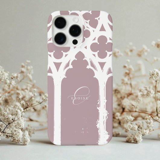 Minimale Klassieke Chic Gotische Bogen Typografie Case-Mate iPhone Case
