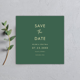 Minimale klassieke formele moderne elegante bruilo save the date