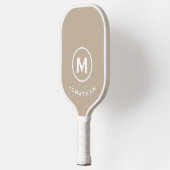 Minimale klassieke monogram pickleball paddle (Links)