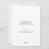 Minimale klassieke multiculturele kerstmis feestdagenkaart (Achterkant)