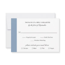 Minimale klassieke officiële smaakblauwe bruiloft