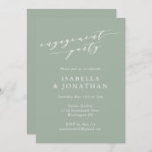 Minimale klassieke opslagpartij kaart (Voorkant / Achterkant)