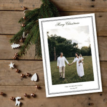 Minimale Klassieke Prettig Kerstfeest Eenvoudige R