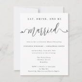 Minimale klassieke repetitie: binnenste uitnodigin kaart (Voorkant)