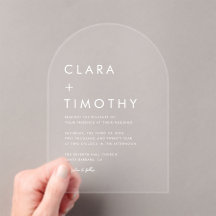 Minimale klassieke script moderne trouwuitnodiging