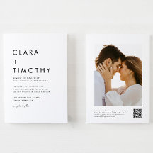 Minimale klassieke script QR-code alles in één bru