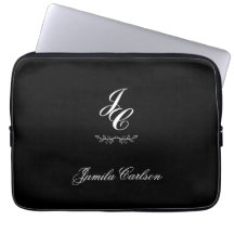 Minimale klassieke typografie met monogram