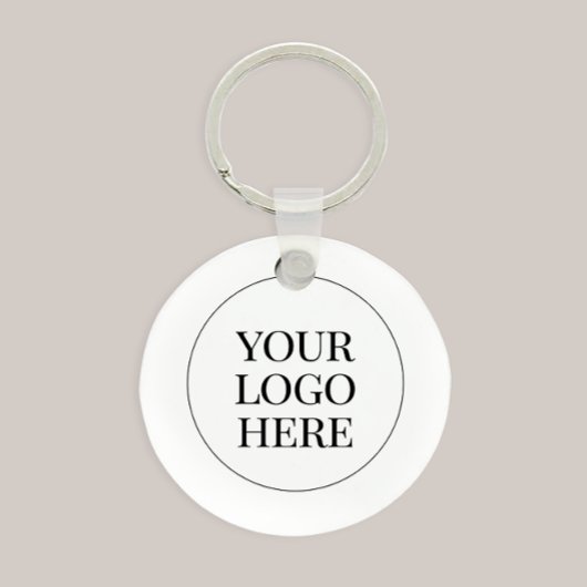 Minimale Klassieke Zakelijke Scannable QR-code Sleutelhanger