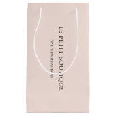 Minimale kleinhandel in Blush Pink Klein Cadeauzakje (Voorkant)