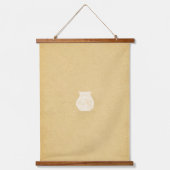 Minimale kleipotten hangend wandkleed (Voorkant)