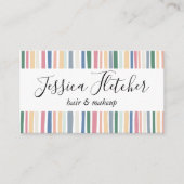 Minimale kleurafslag kleverend visitekaartje (Voorkant)