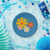 Minimale kleurafwerking van de kleuromvang van de  papieren bordje (Feest)