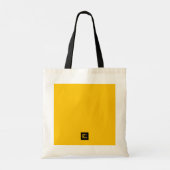 Minimale Kleurblok Tote Tas – Blah Blah Blah (Achterkant)