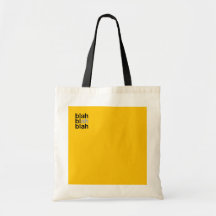 Minimale Kleurblok Tote Tas – Blah Blah Blah