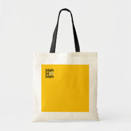 Minimale Kleurblok Tote Tas – Blah Blah Blah