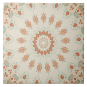 Minimale kleurrijke Abstracte kunst Tegeltje