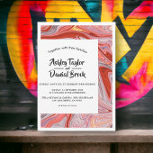 Minimale kleurrijke artistieke Abstracte moderne b Kaart