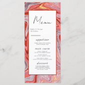 Minimale kleurrijke artistieke Abstracte moderne b Menu (Voorkant)