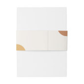Minimale Kleurrijke Boho Retro Bogen Bruiloft Uitnodigingen Wikkel (Achterkant Voorbeeld)