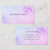 Minimale kleurrijke grunge visitekaartje (Voorkant / Achterkant)