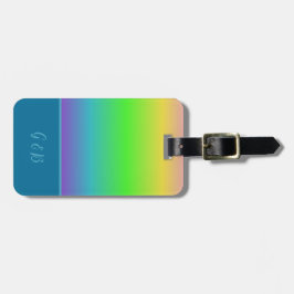 Minimale kleurrijke LGBTQ Gay Pride maand Bagagelabel