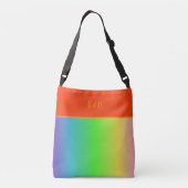 Minimale kleurrijke LGBTQ Gay Pride maand Crossbody Tas (Achterkant)