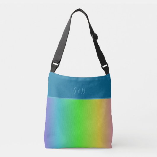 Minimale kleurrijke LGBTQ Gay Pride maand Crossbody Tas (Voorkant)
