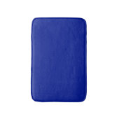 Minimale kobalt blauw vast, elegant modern badmat (Voorkant Verticaal)