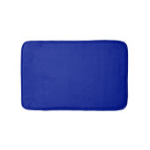 Minimale kobalt blauw vast, elegant modern badmat (Voorkant)